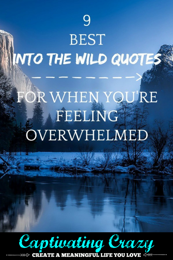 9 Best Into The Wild Quotes For When You're Feeling Overwhelmed | You can do it quotes | Quotes To Inspire | Motivational Quotes | Movie Quotes | Christopher McCandless Via https://captivatingcrazy.com #moviequotes #intothewildquotes #motivationalquotes #inspirationalquotes