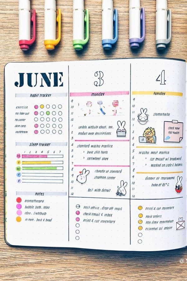 70+ Bullet Journal Habit Tracker Ideas - Life is Messy and Brilliant