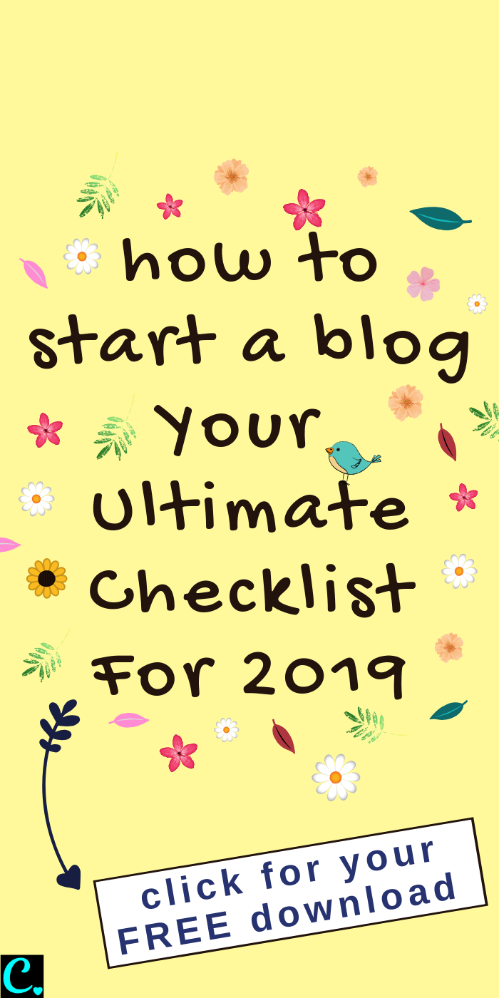How to start a blog checklist! This infographic checklist will let you know all the things to do when starting a blog... click on the pin to download your free printable how to start a blog checklist right now! #captivatingcrazy