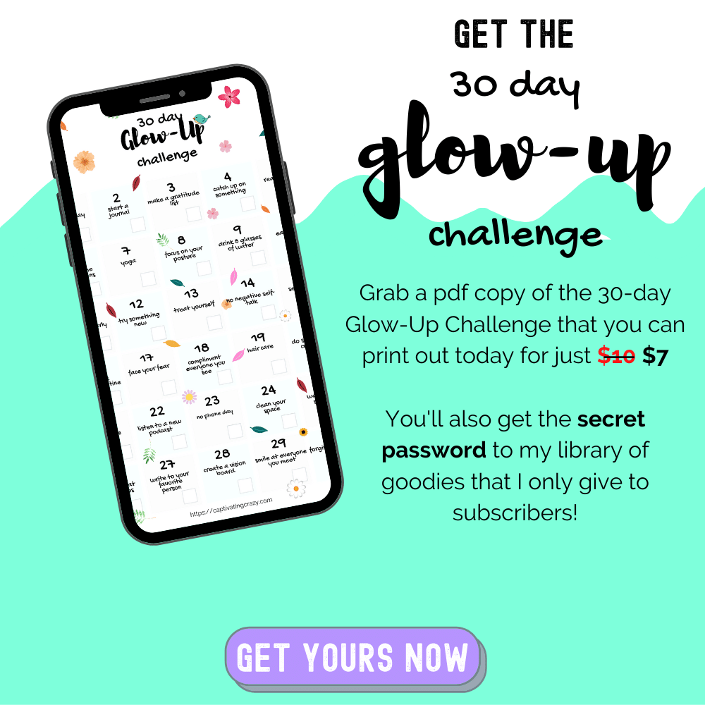30 Day Glow-Up Challenge