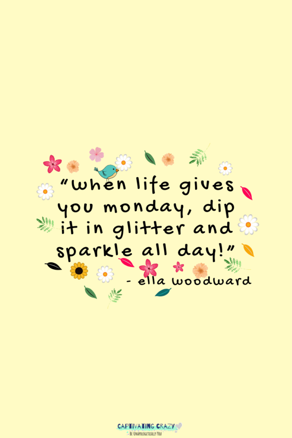 Monday quote Ella Woodward