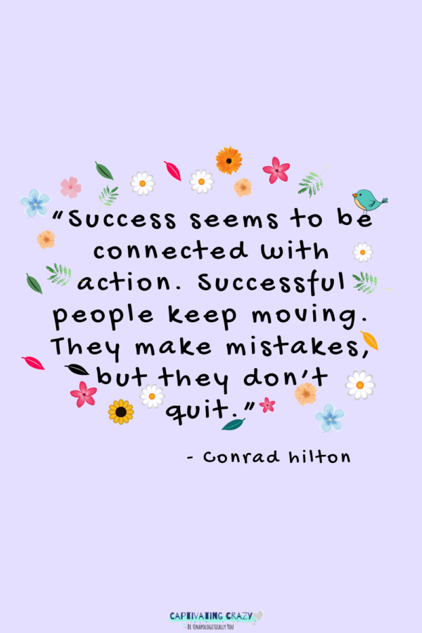 Monday quote Conrad Milton