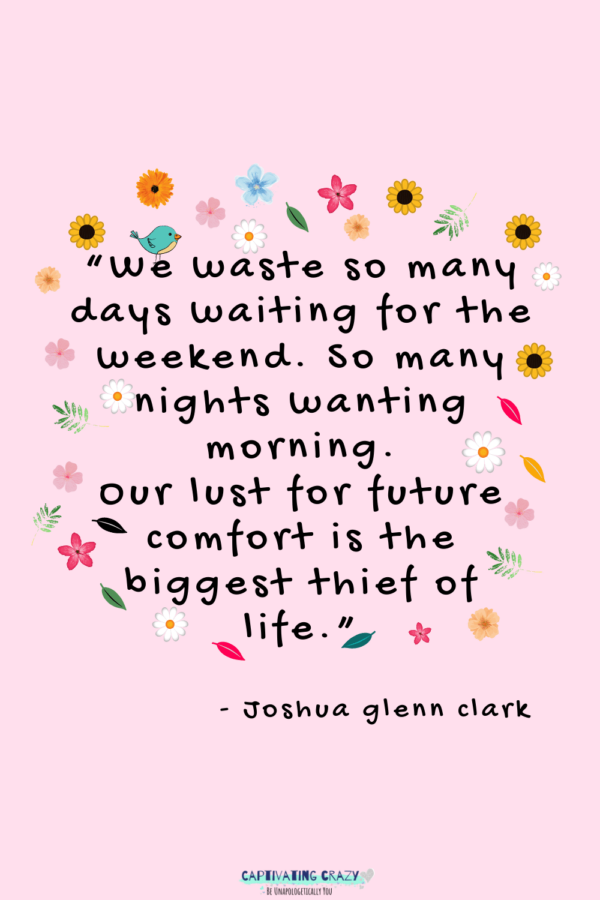 Monday quote Joshua Glenn Clark