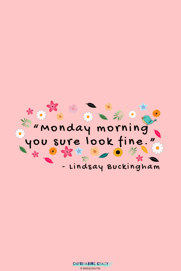 Monday quote Lindsay Buckingham