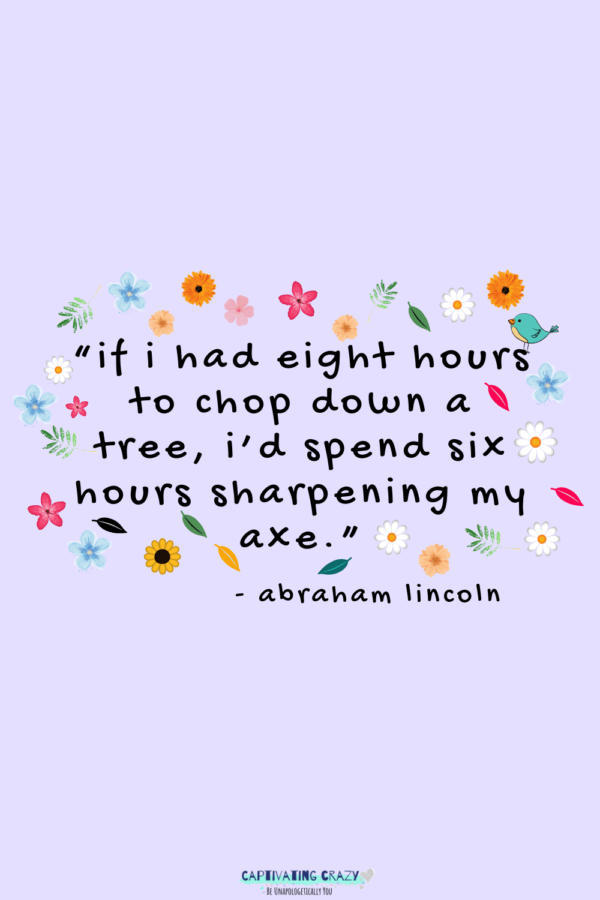 Monday quote Abraham Lincoln