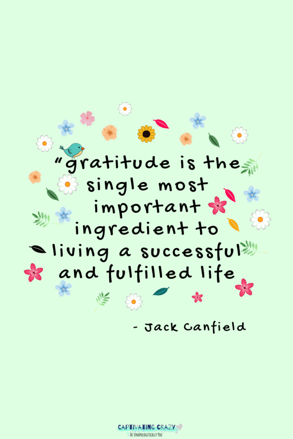 gratitude quote Jack Cranfield