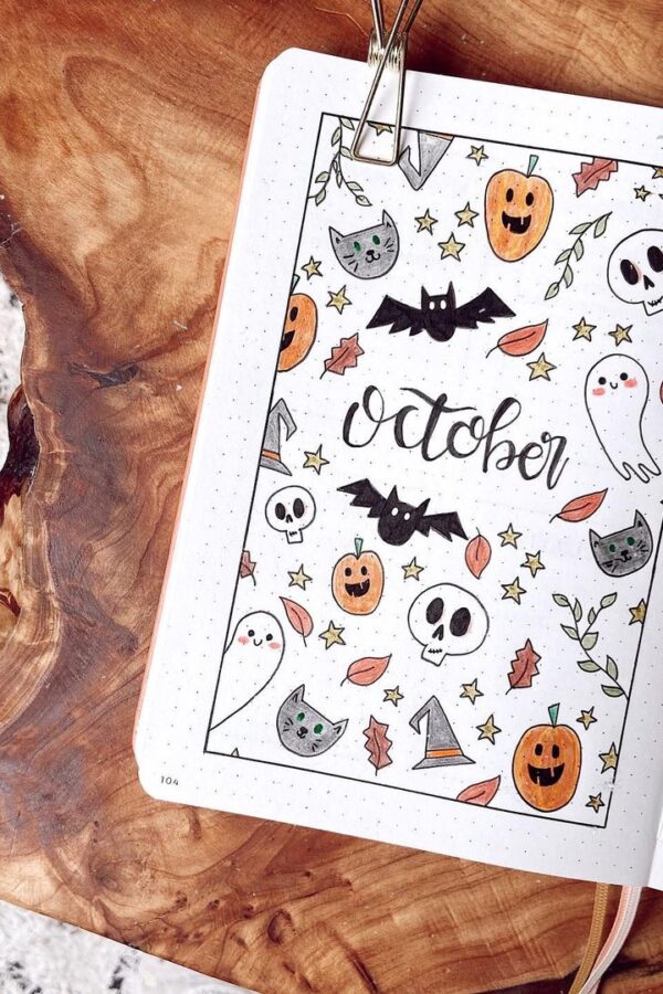 Halloween Bullet Journal Cover