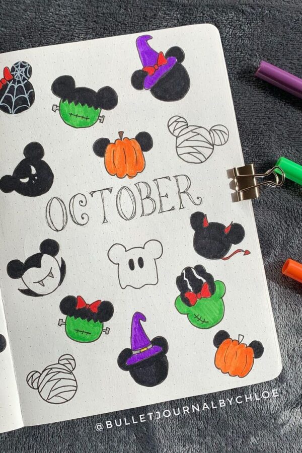 Halloween Bullet Journal Cover