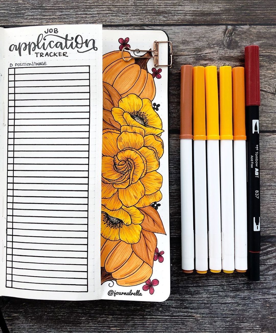 Pumpkin Job Application Tracker