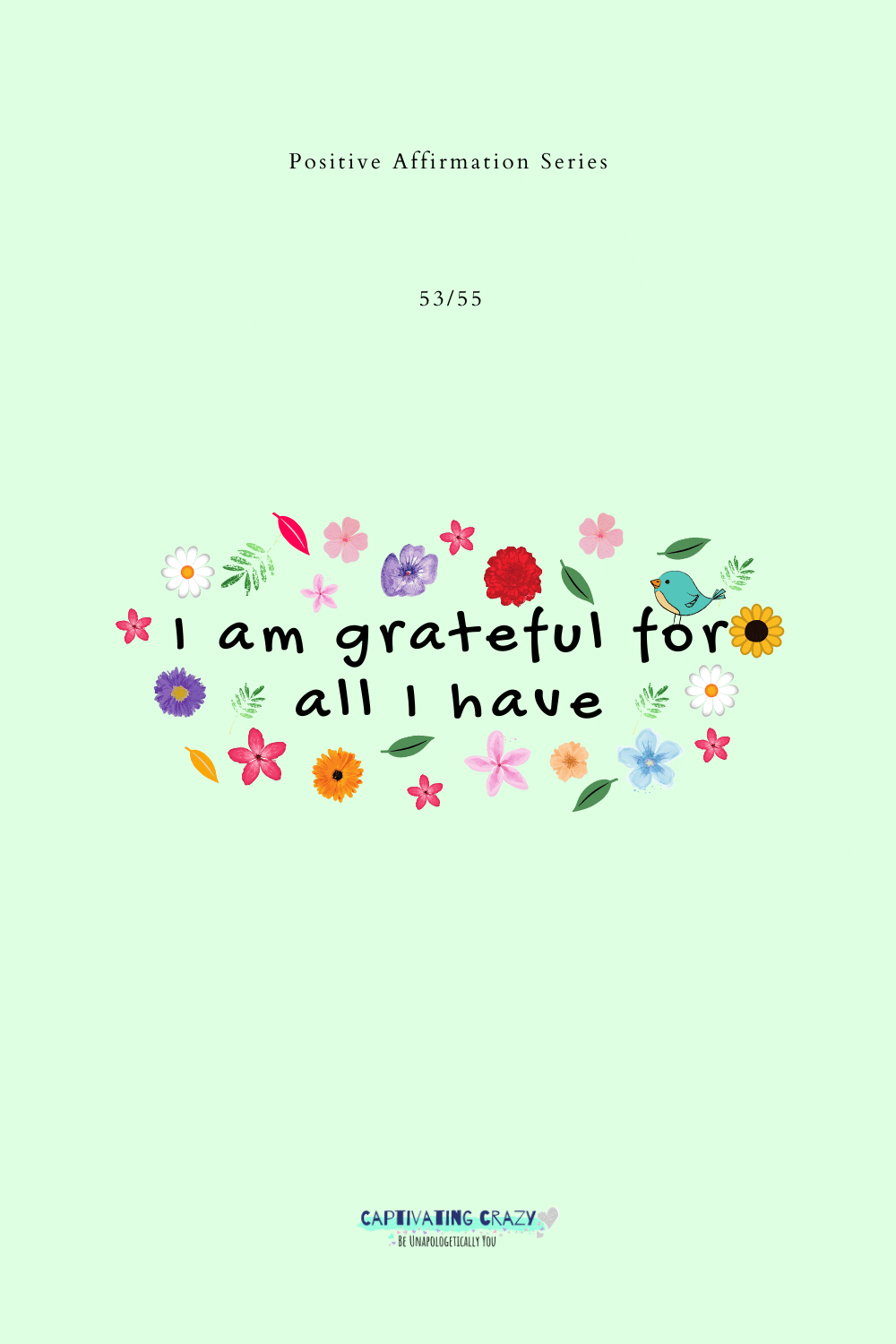 Positive affirmation