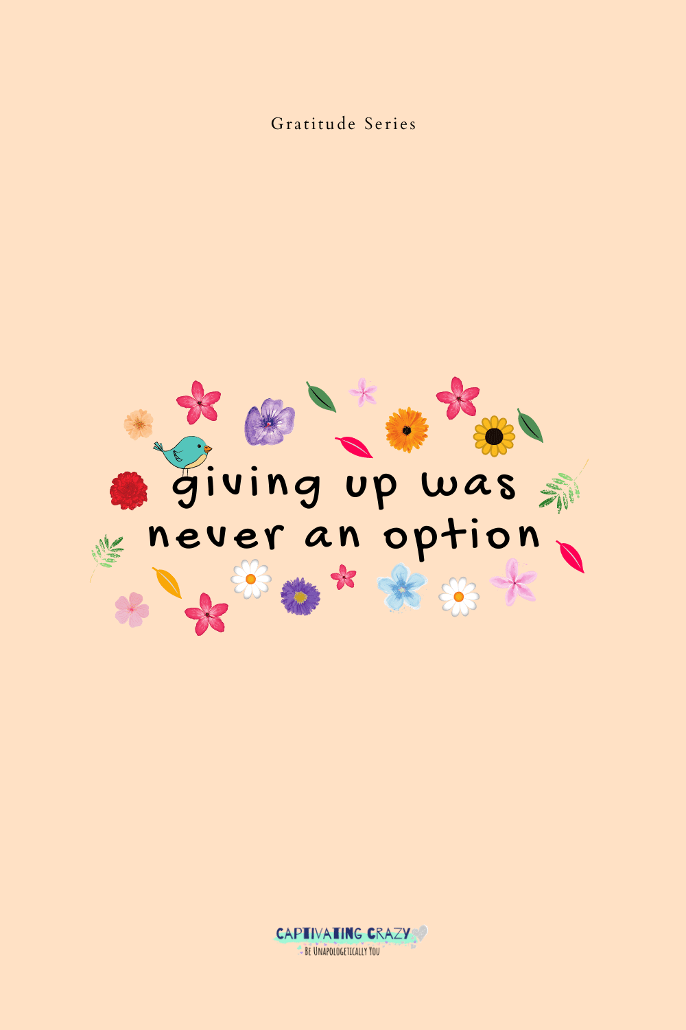 quote about not giving up