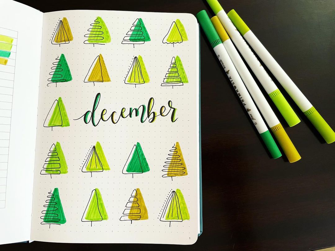 Colorful Christmas Tree Cover Page