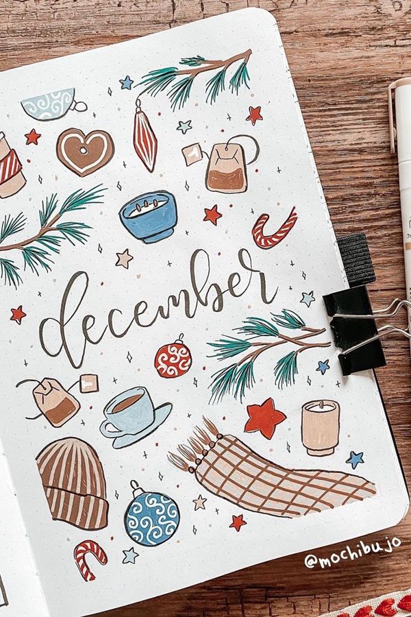 December hygge doodles