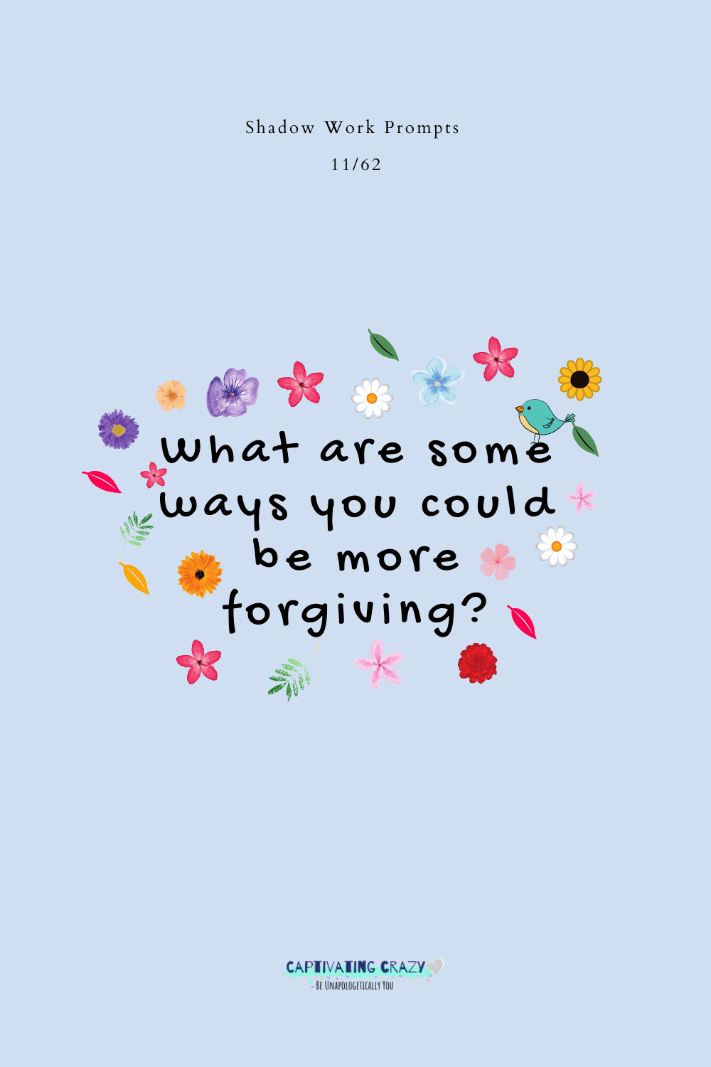 What are some ways you could be more forgiving?