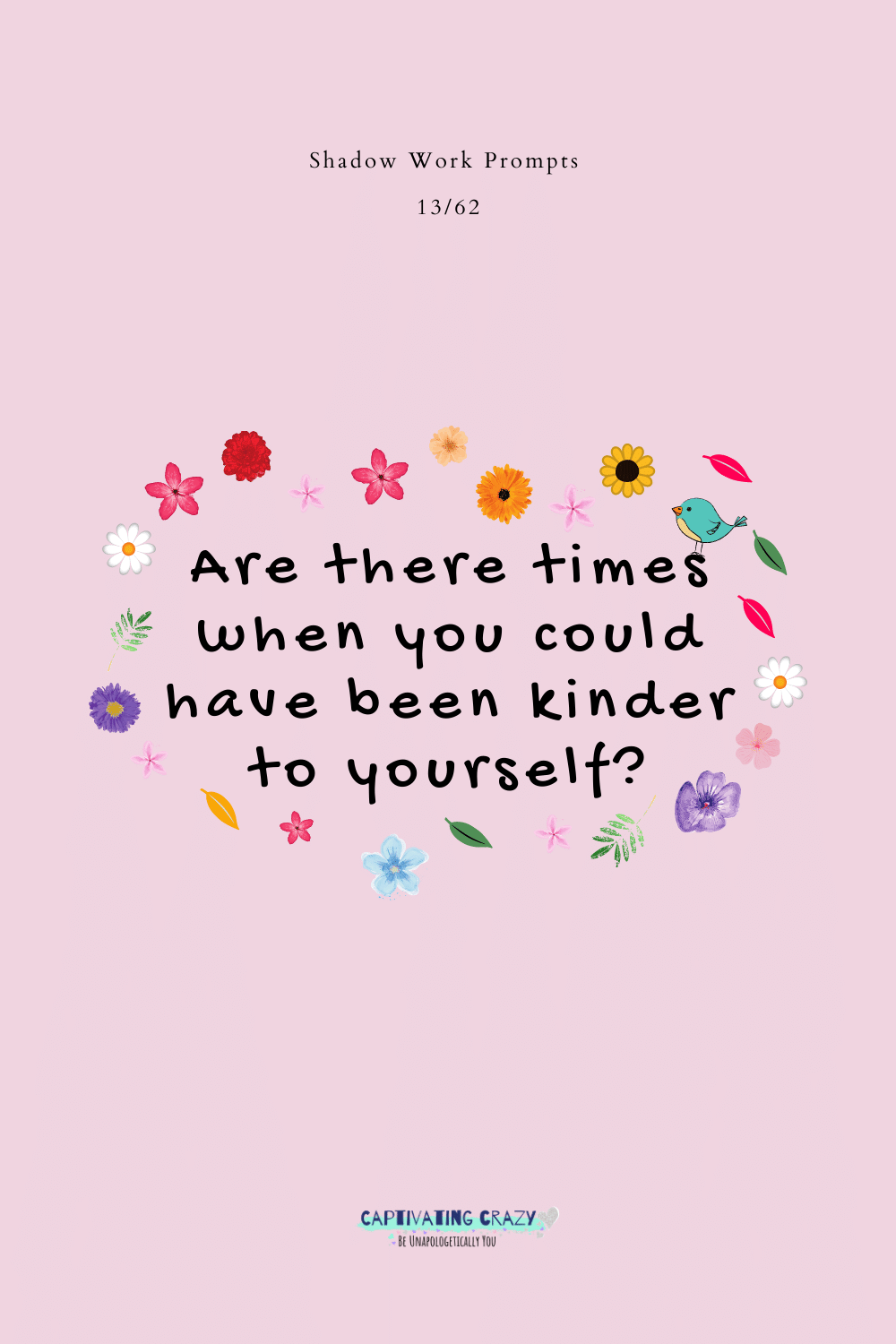 Are there times when you could have been kinder to yourself?