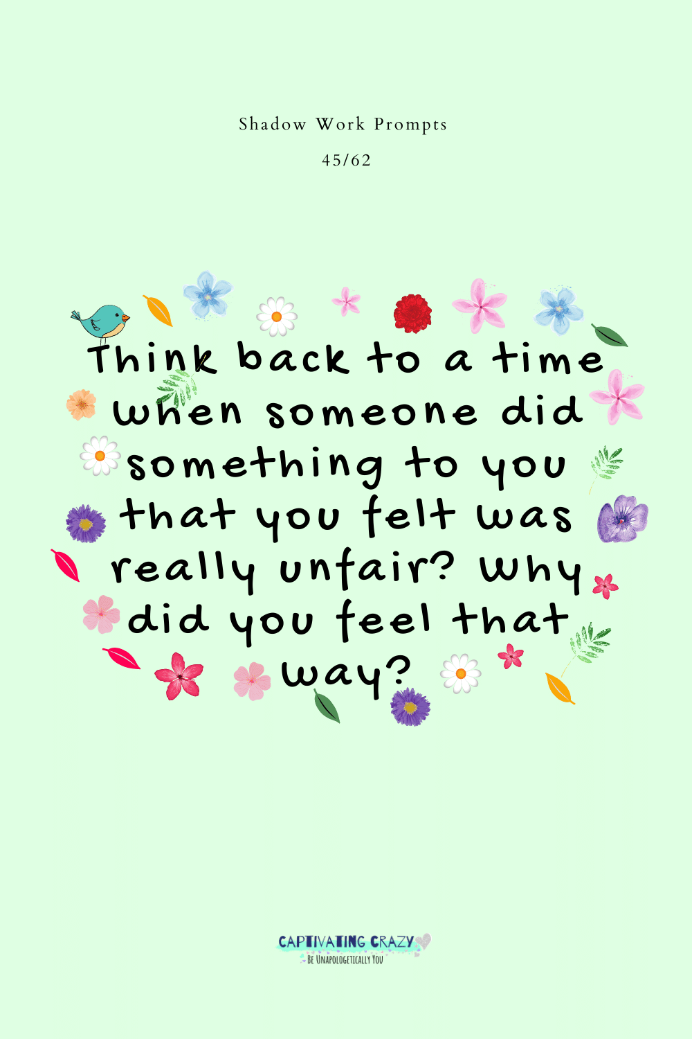Think back to a time when someone did something to you that you felt was really unfair? Why did you feel that way?