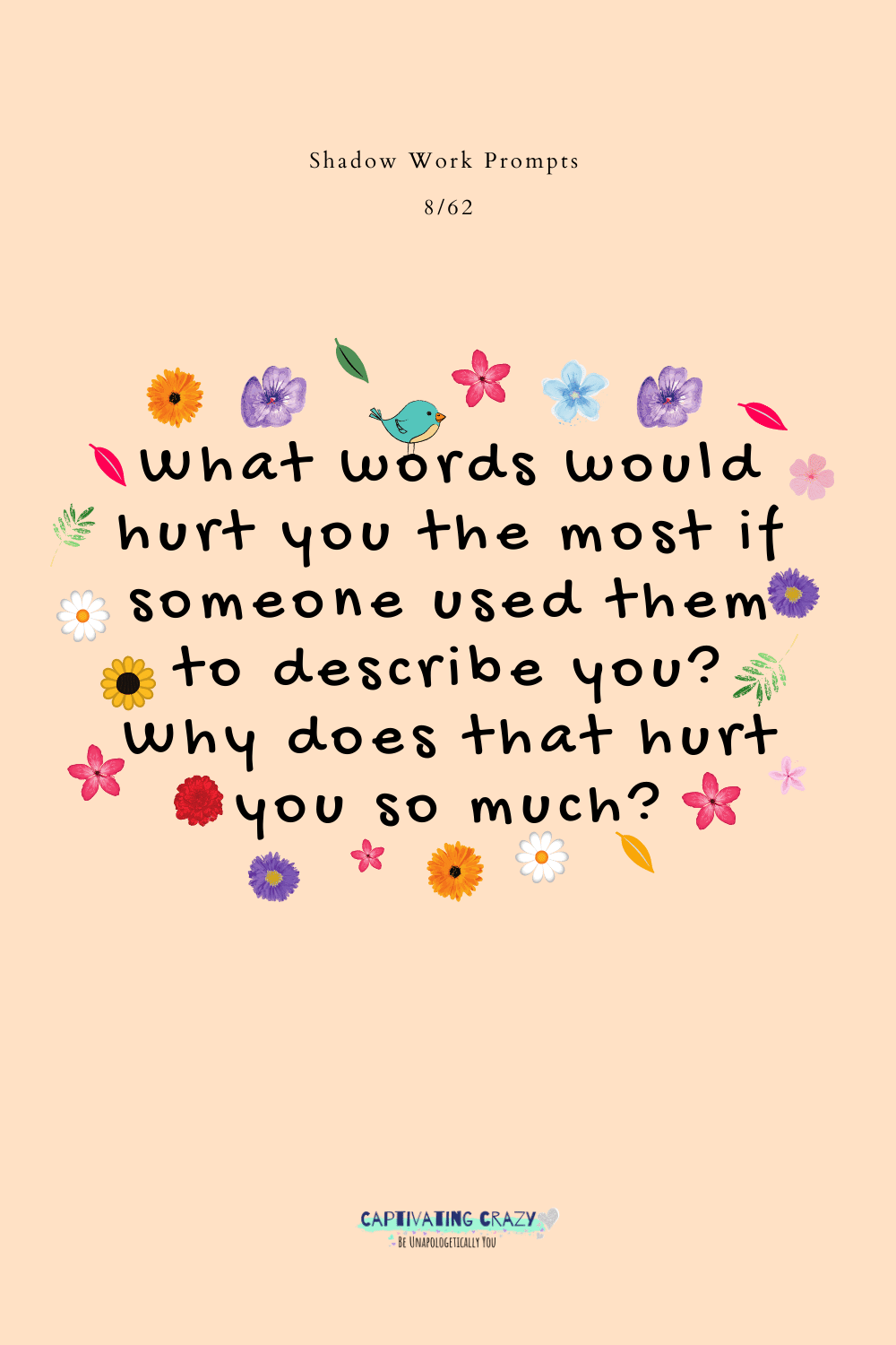 What words would hurt you the most if someone used them to describe you? Why does that hurt you so much?
