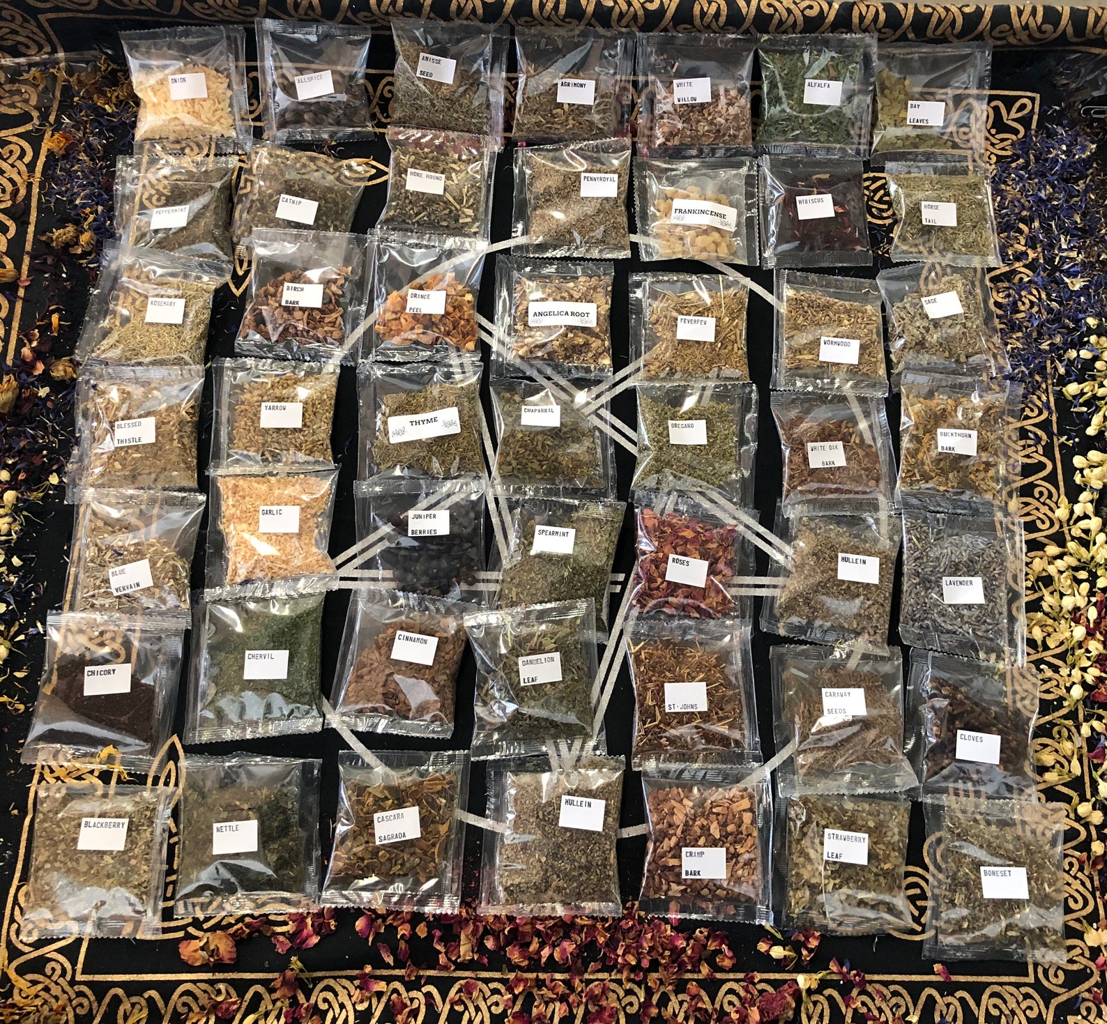 Assorted herbs make one of the best gifts for witches