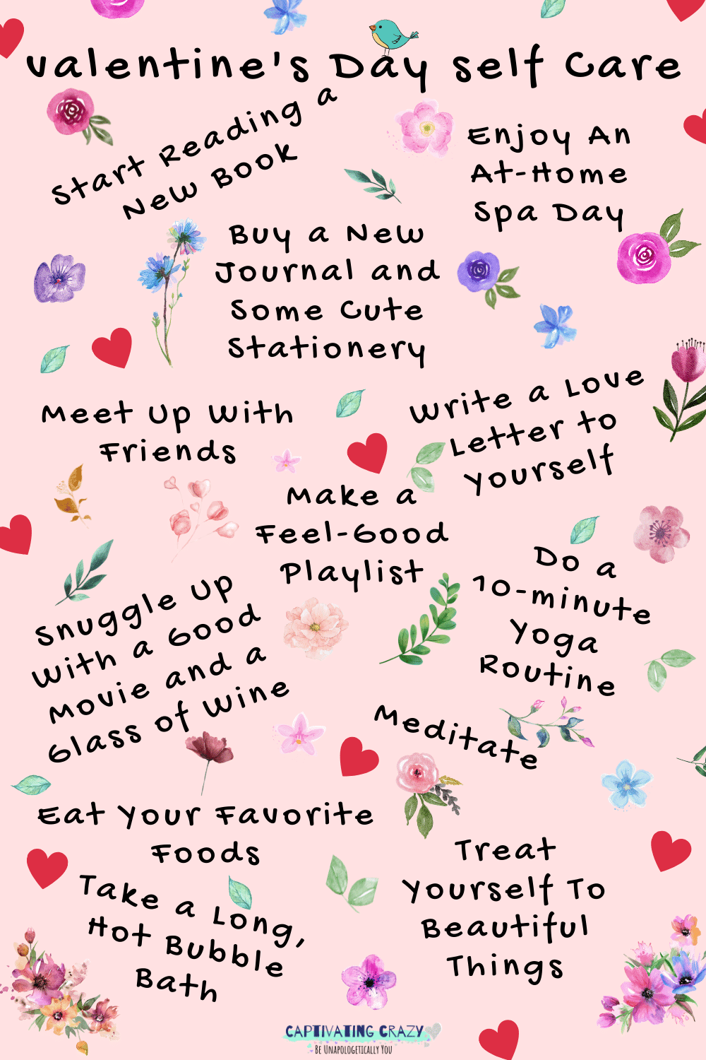 13 Valentine's Day Self Care Ideas For A Day Full Of Love and Relaxation