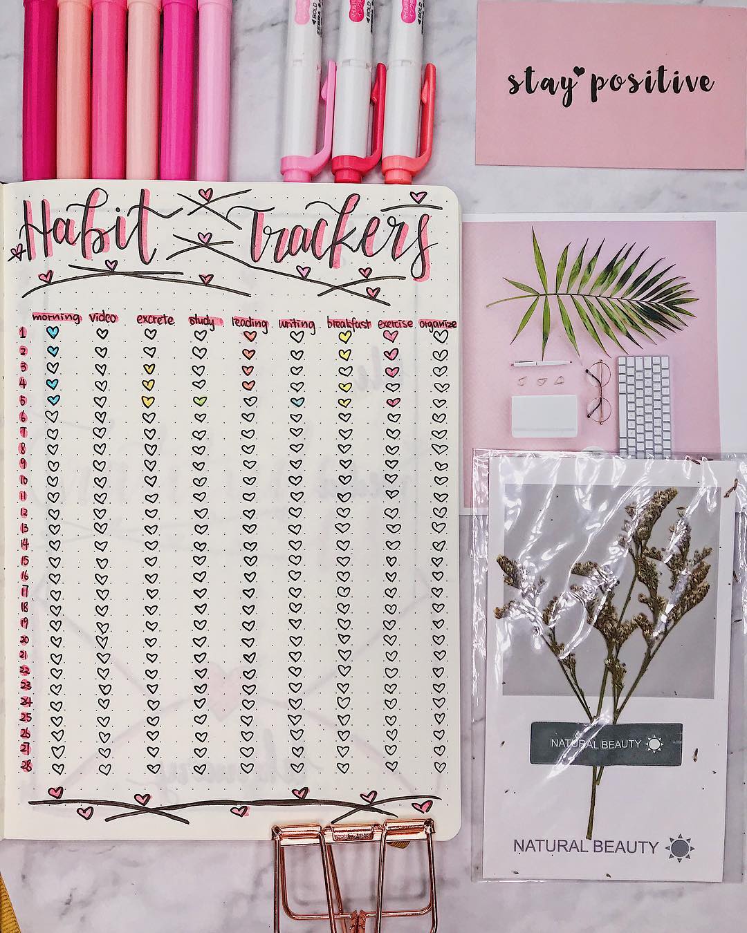 Pink Habit Tracker