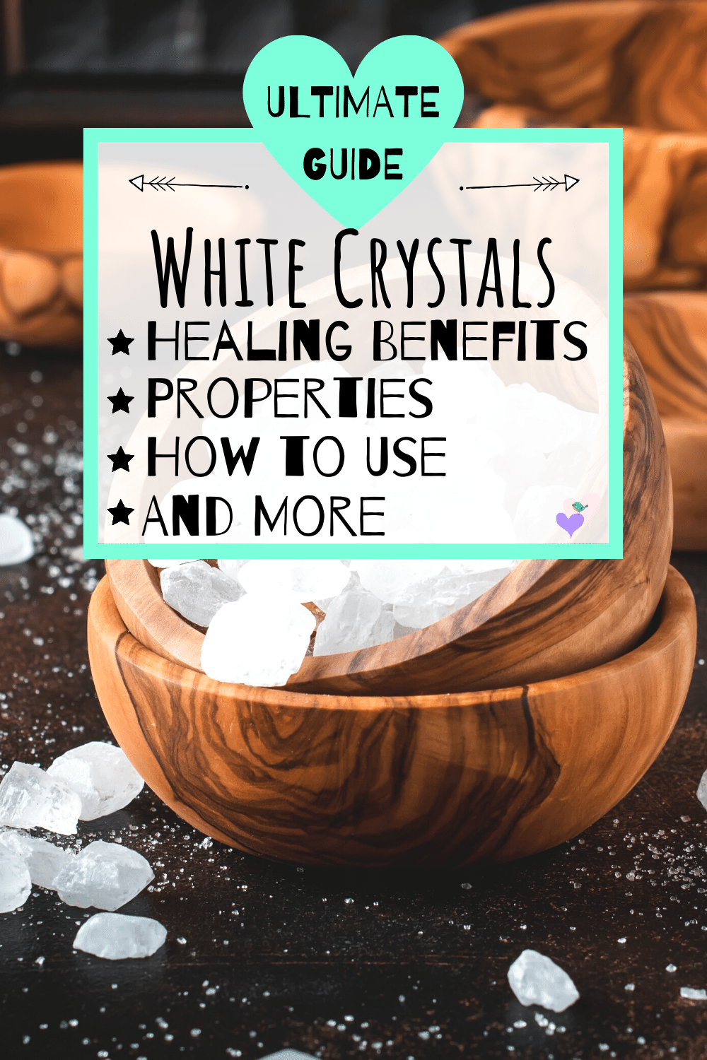 Ultimate Guide To White Crystals. Benefits, Healing properties, how to use white crystals and more!