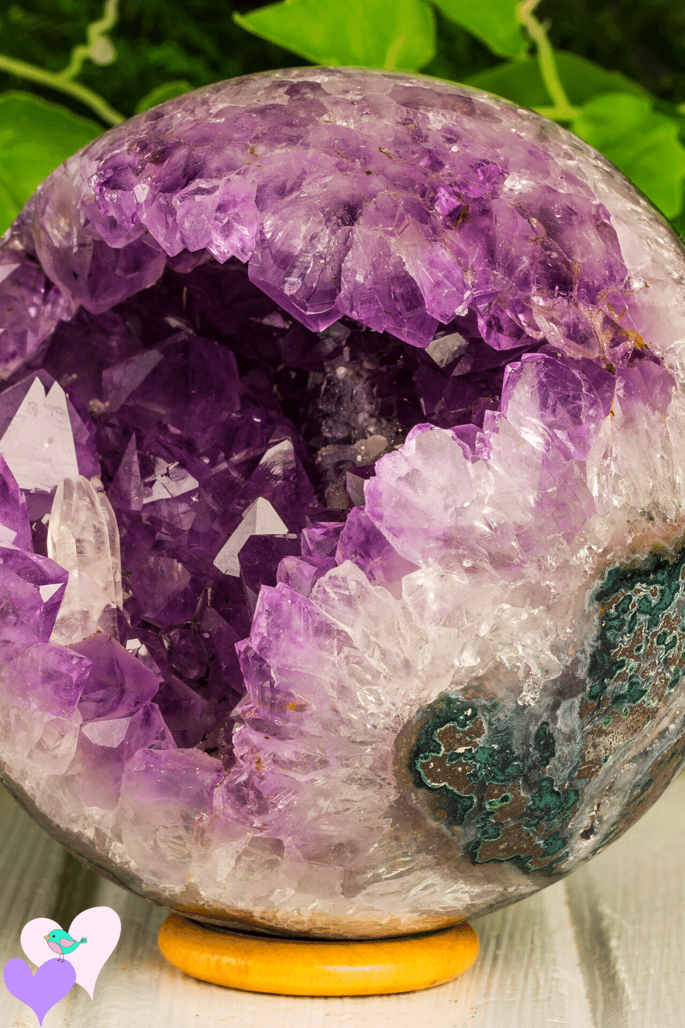 Amethyst is a good stone for depression symptoms