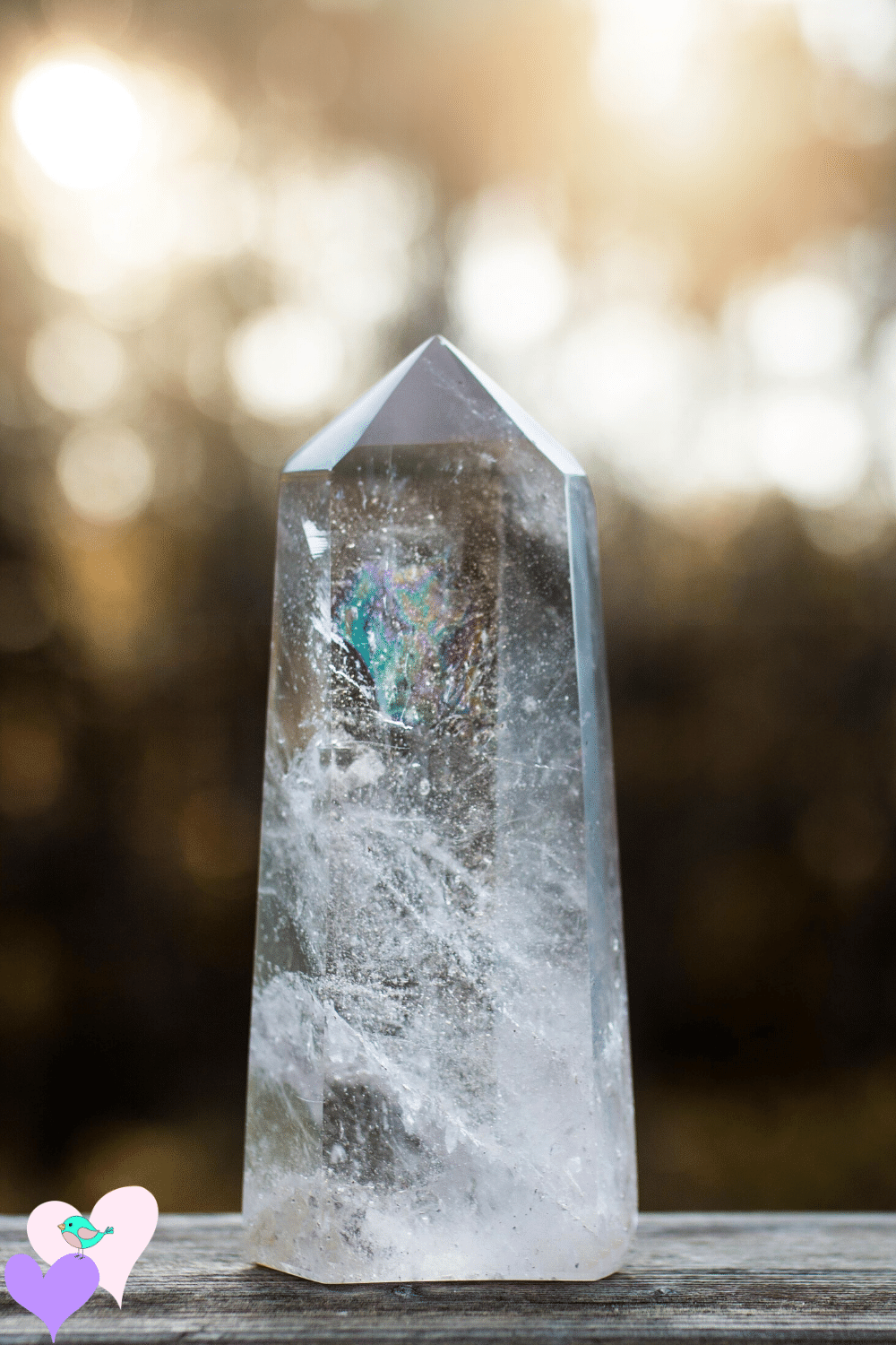 Clear quartz is a great healing stone for depression