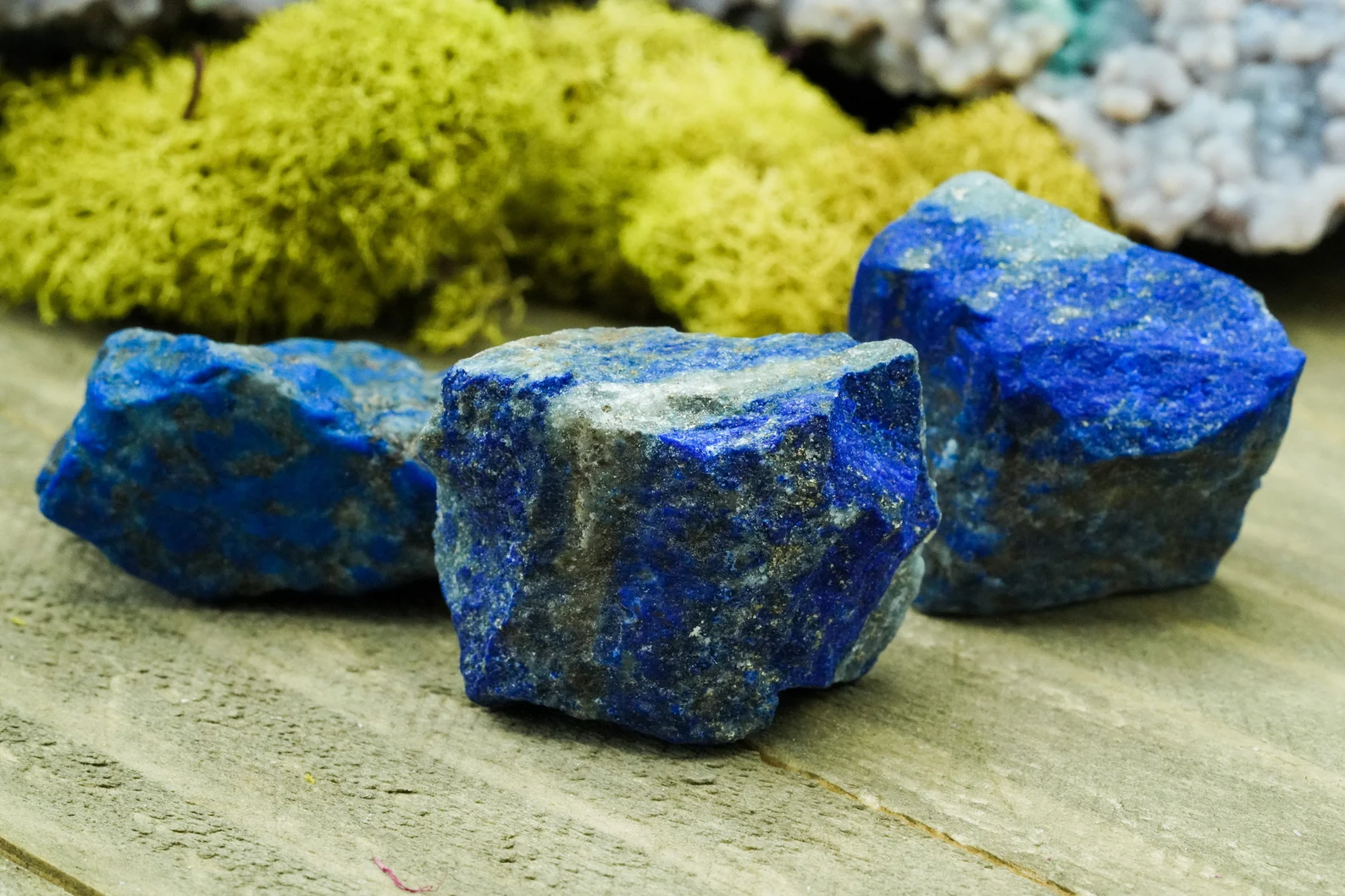 Blue deals healing stones