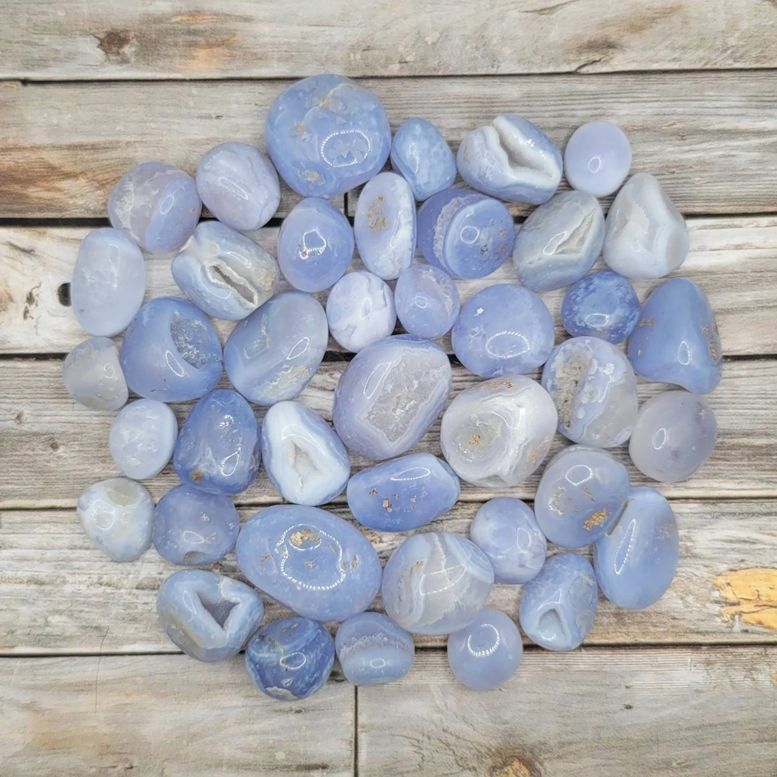 Blue Lace Agate Stones