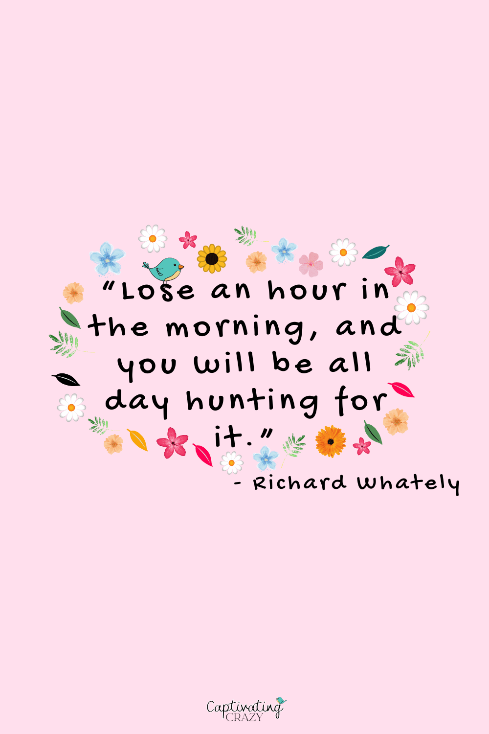 Richard Whately morning time management quote