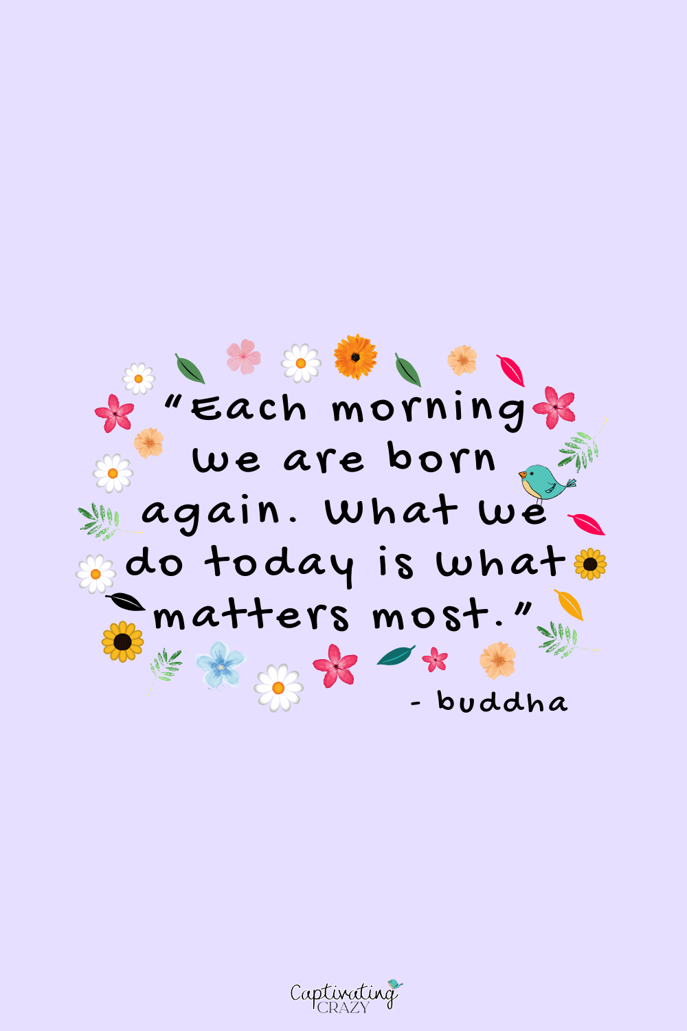 Buddha motivational born again morning quote 