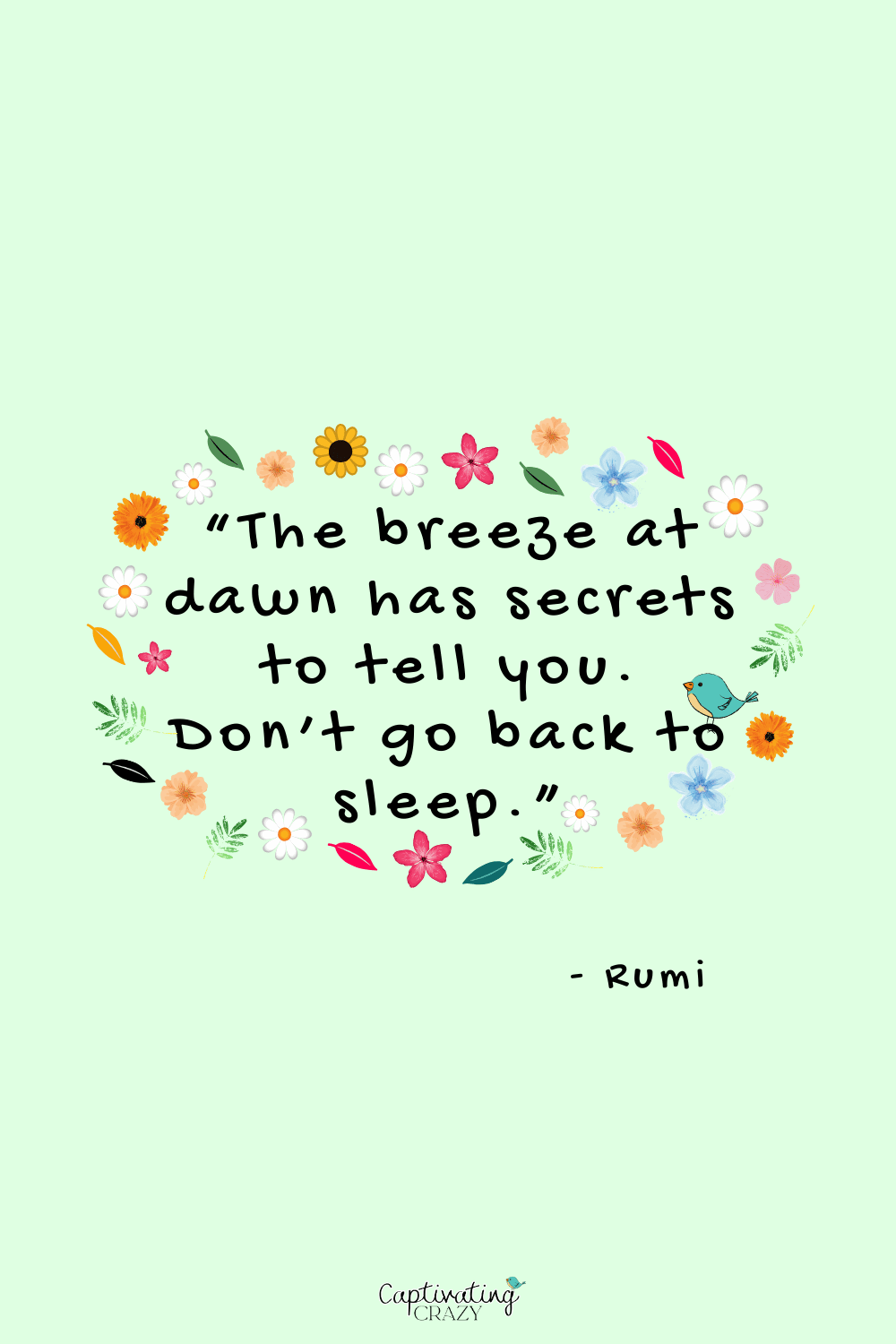 Rumi secrets of dawn quote