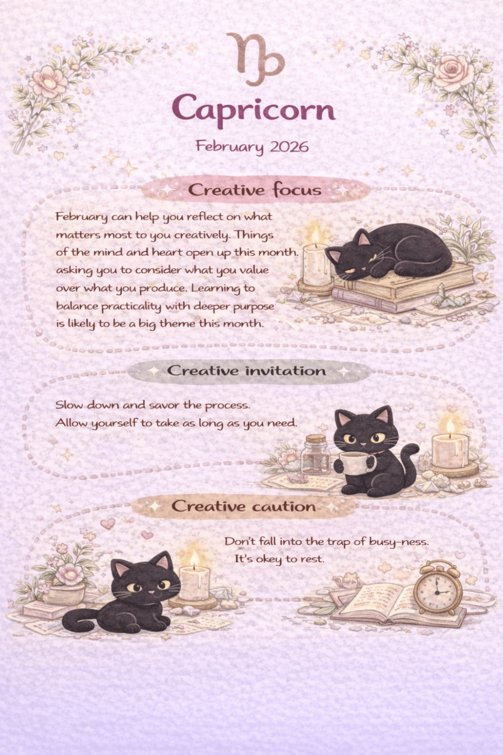 Capricorn Creative Horoscope