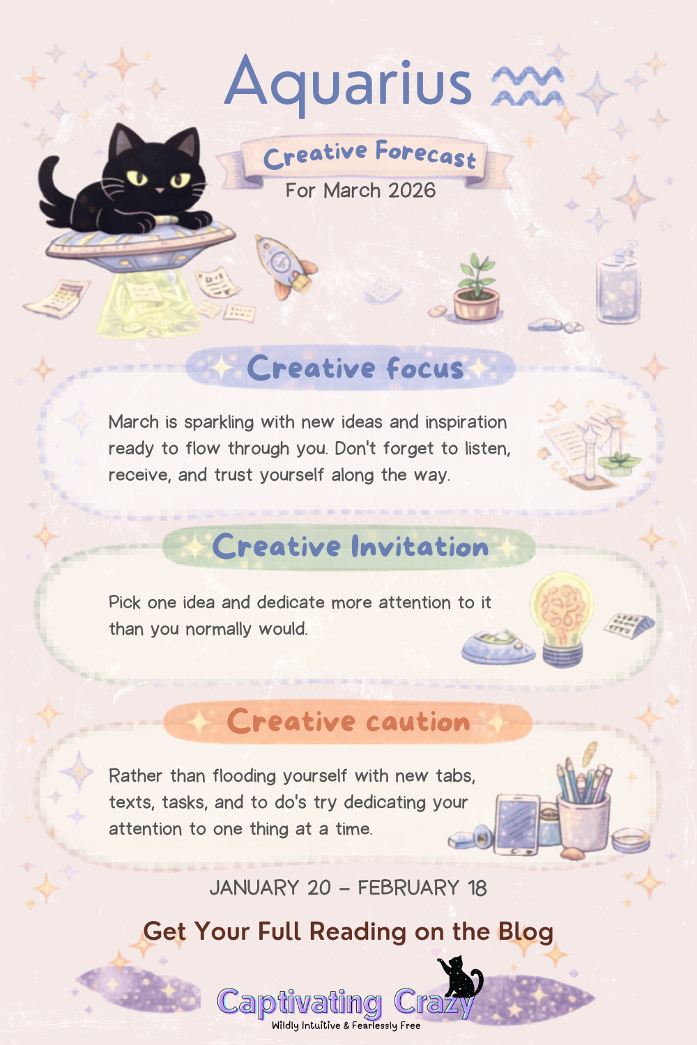 Astrology Creative Forecast for Every Zodiac Sign: Aquarius