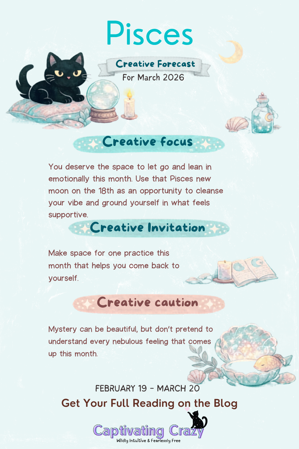 Astrology Creative Forecast for Every Zodiac Sign: Pisces