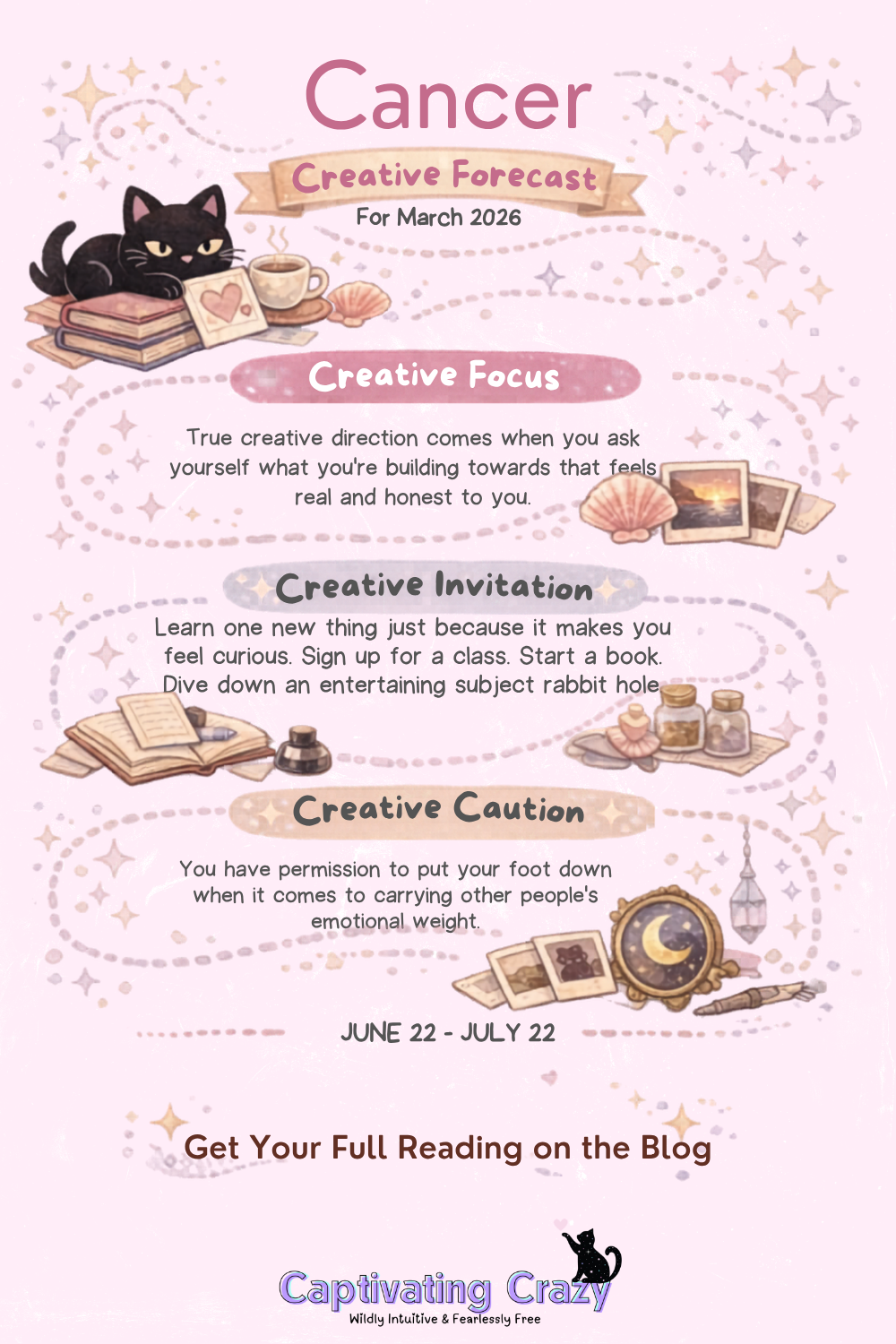 Astrology Creative Forecast for Every Zodiac Sign: Cancer