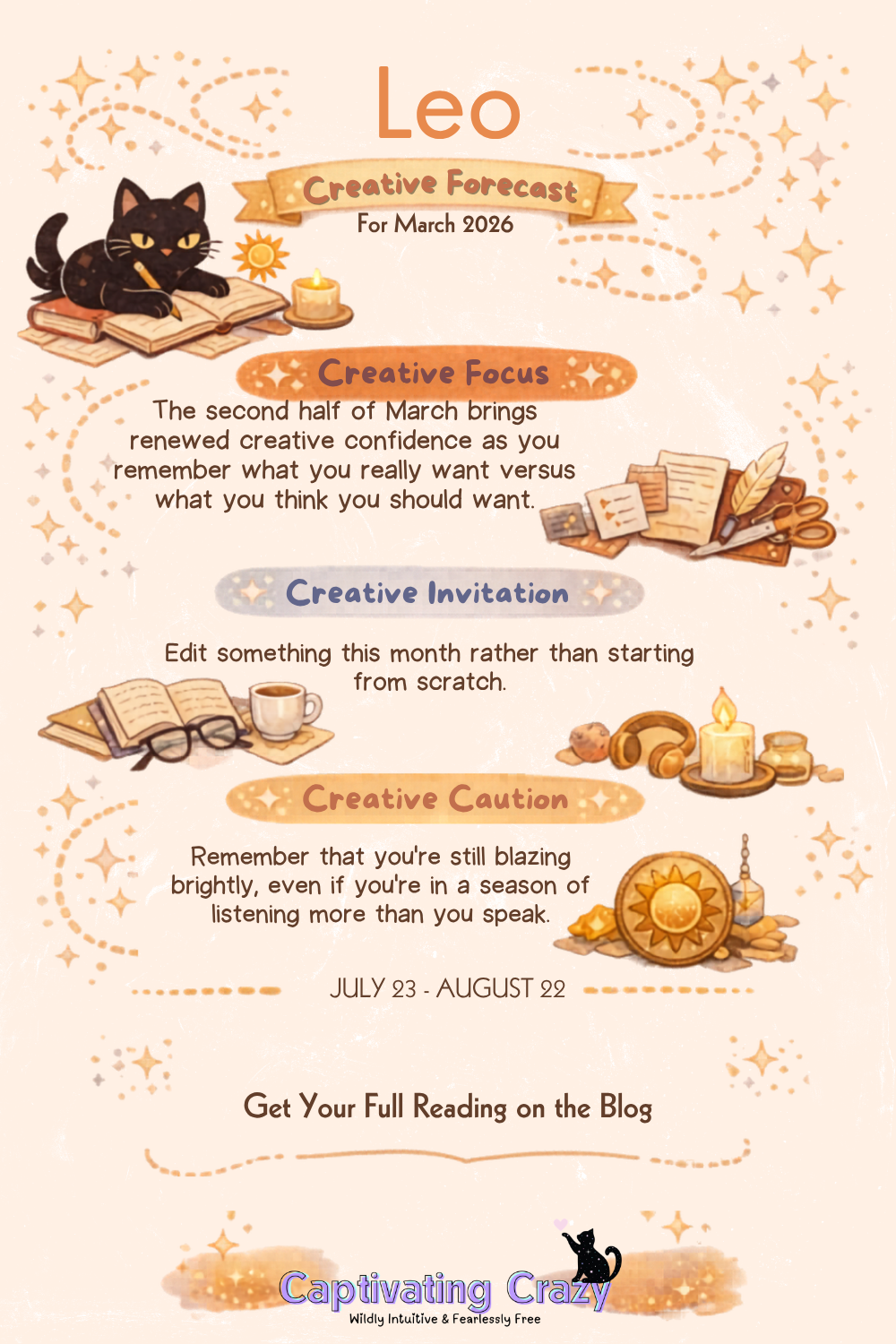 Astrology Creative Forecast for Every Zodiac Sign: Leo