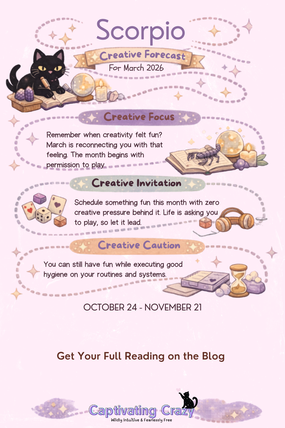 Astrology Creative Forecast for Every Zodiac Sign: Scorpio
