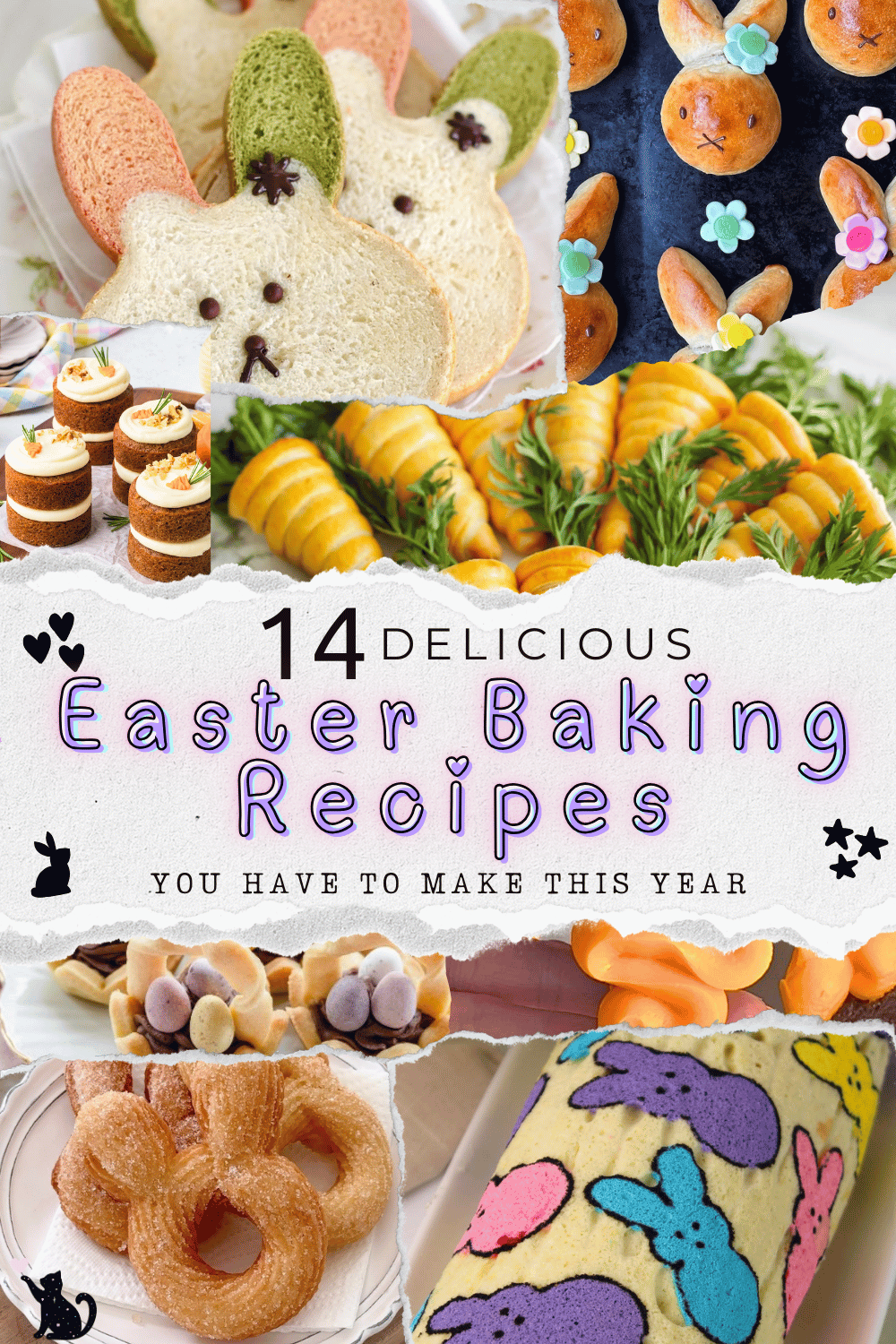 Looking for fun Easter recipes to bake this spring? These delicious Easter baking ideas include everything from cute cookies and mini egg brownies to festive cupcakes and other Easter baked goods perfect for family gatherings. Whether you're planning a dessert table or just want some easy Easter treats, this collection of Easter baking recipes is full of sweet inspiration. If you love seasonal baking, these Easter baking ideas are simple, colourful, and perfect for celebrating the holiday. Save these Easter recipes for later and try one this weekend!