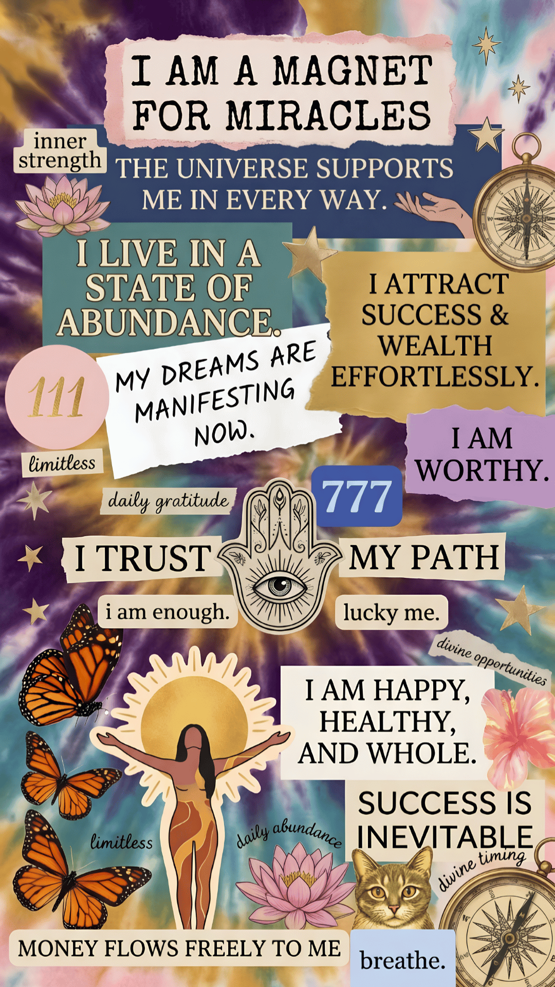 positive manifestation wallpaper ideas