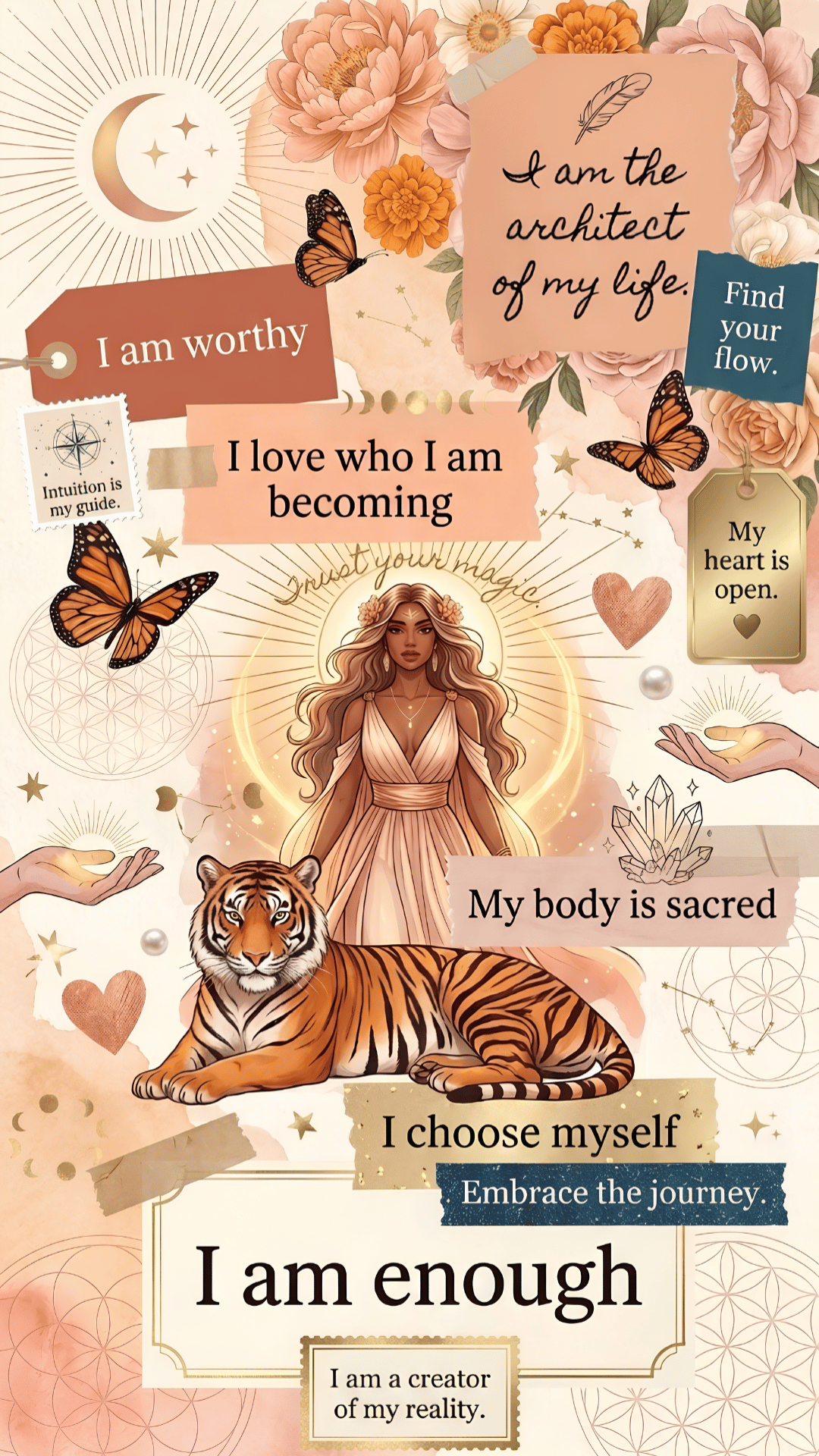 positive manifestation wallpaper ideas