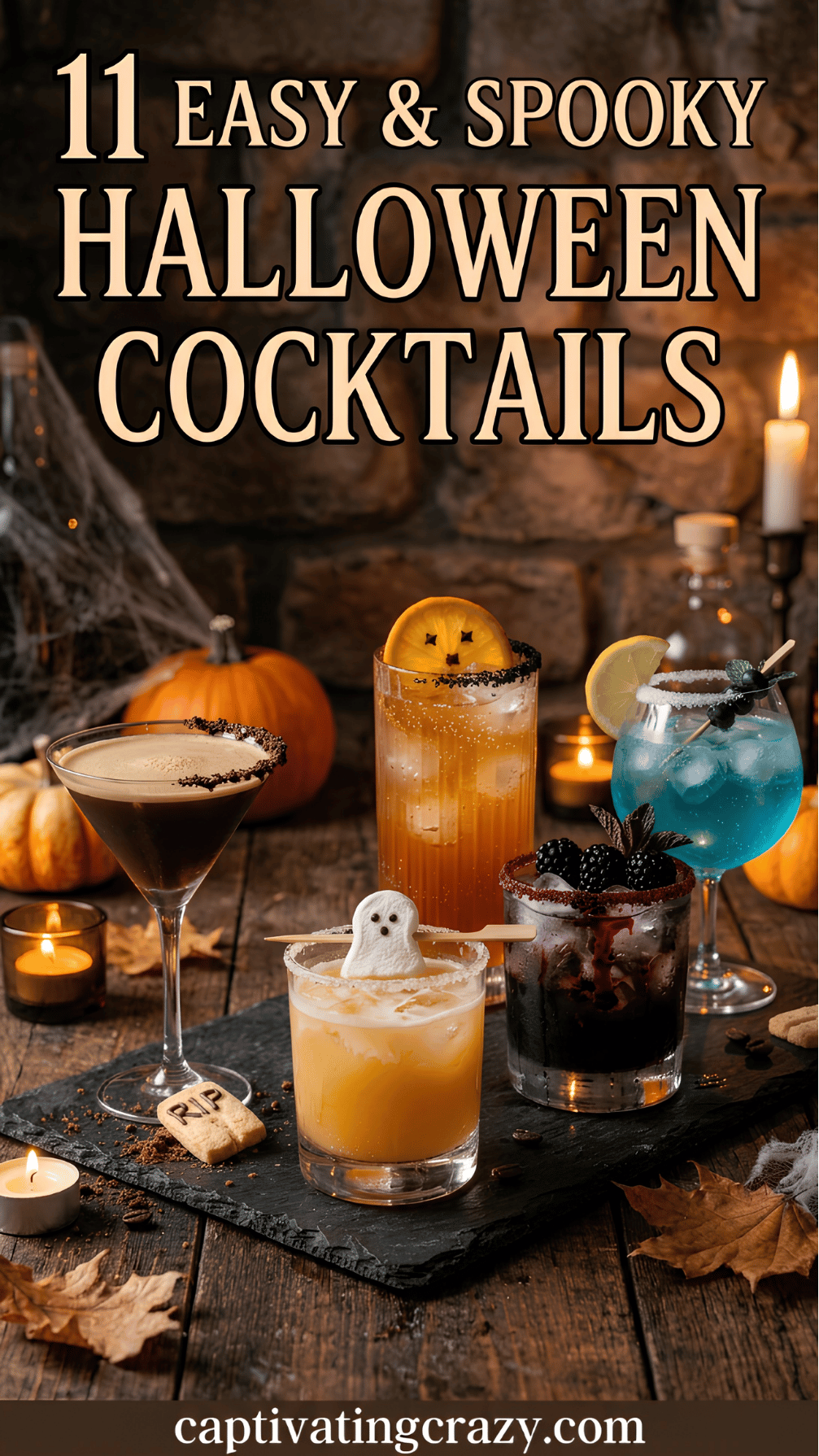 Halloween Cocktails! Fun Halloween drinks are the perfect way to bring a little extra magic to your spooky season plans! These colourful Halloween drink ideas include fruity fizz, creepy eyeball garnishes, blood-red berry cocktails, glowing blue drinks and a graveyard espresso martini. Whether you need easy Halloween cocktails for movie night or Halloween cocktails for a crowd, these simple recipes are fun, festive and completely achievable at home.