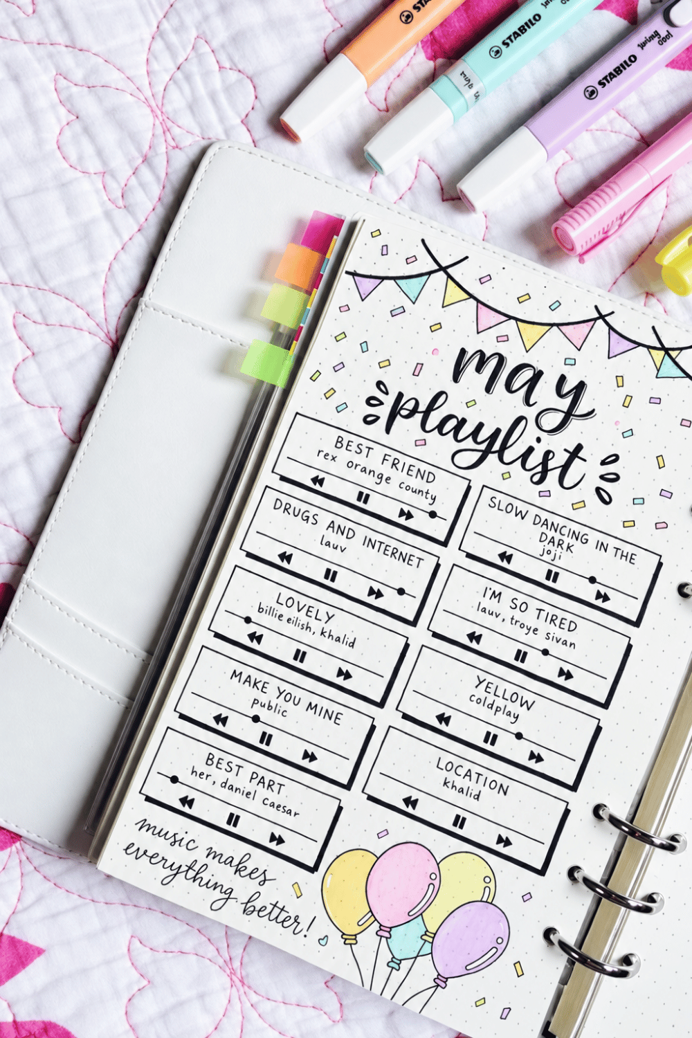 Bullet journal inspiration