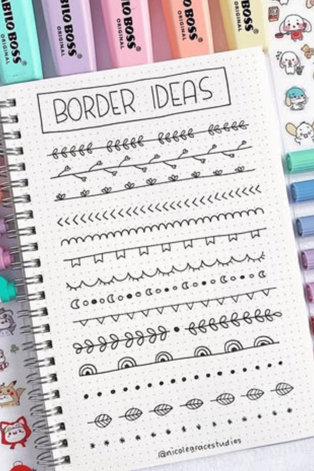 Bullet journal inspiration