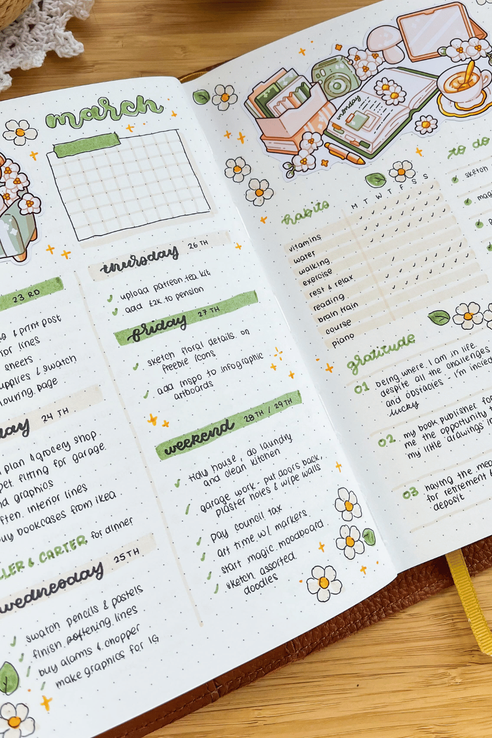 Bullet journal inspiration