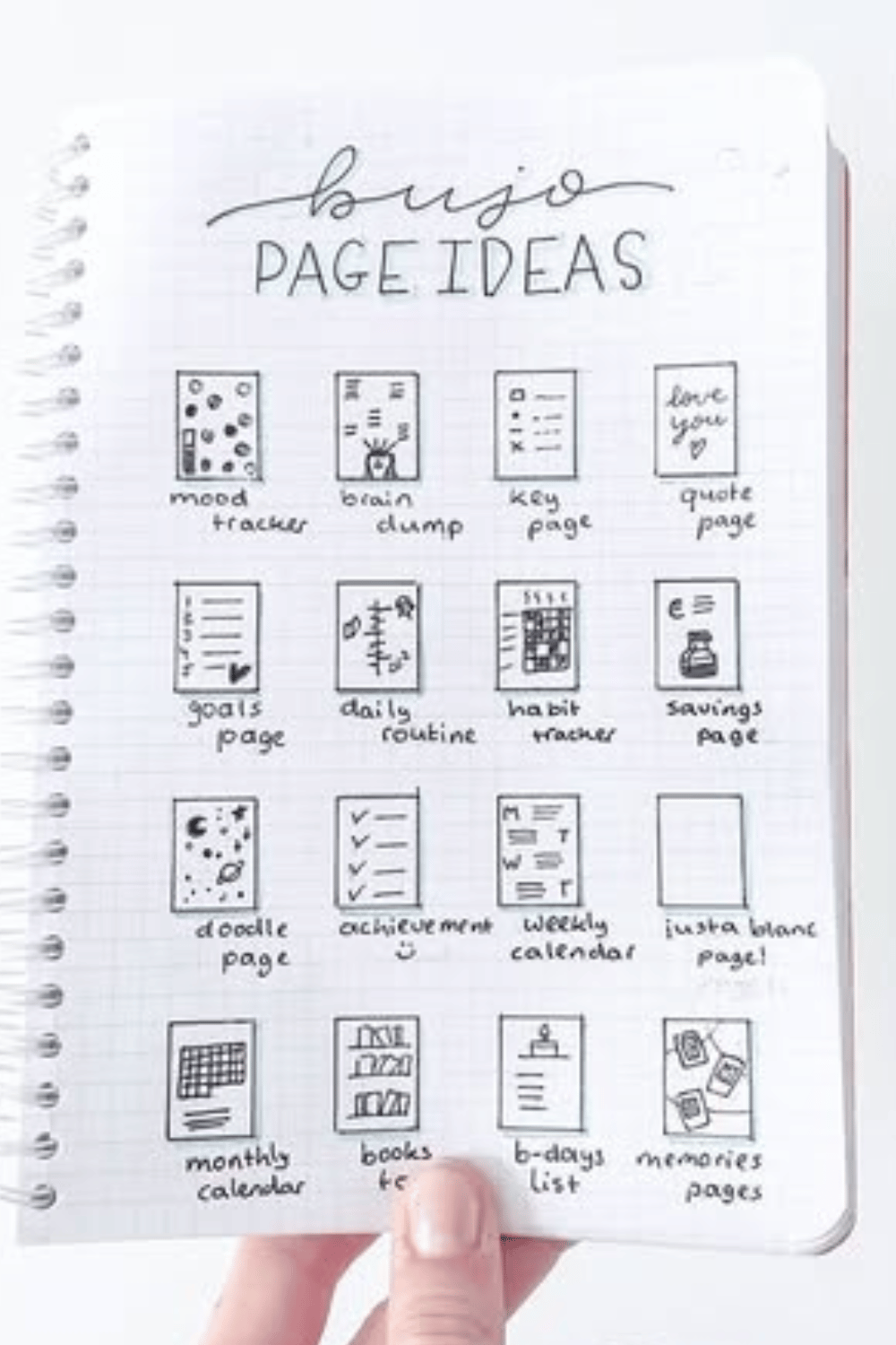 Bullet journal inspiration