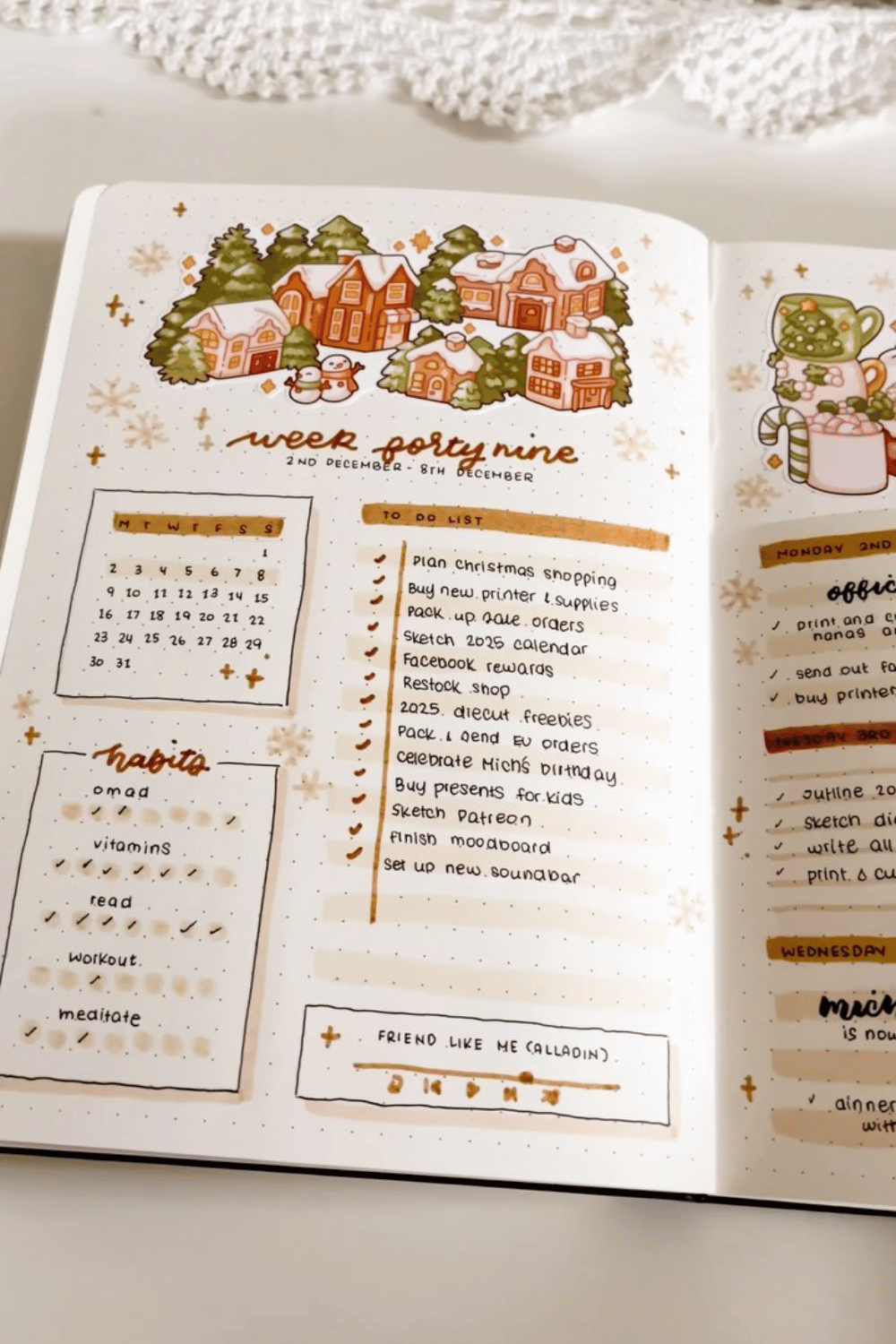 Bullet journal inspiration