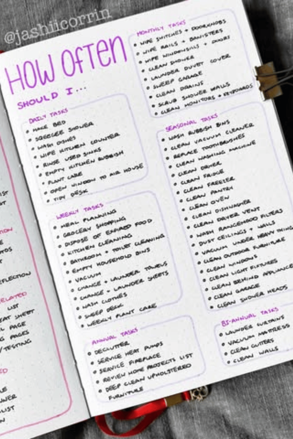 Bullet journal inspiration